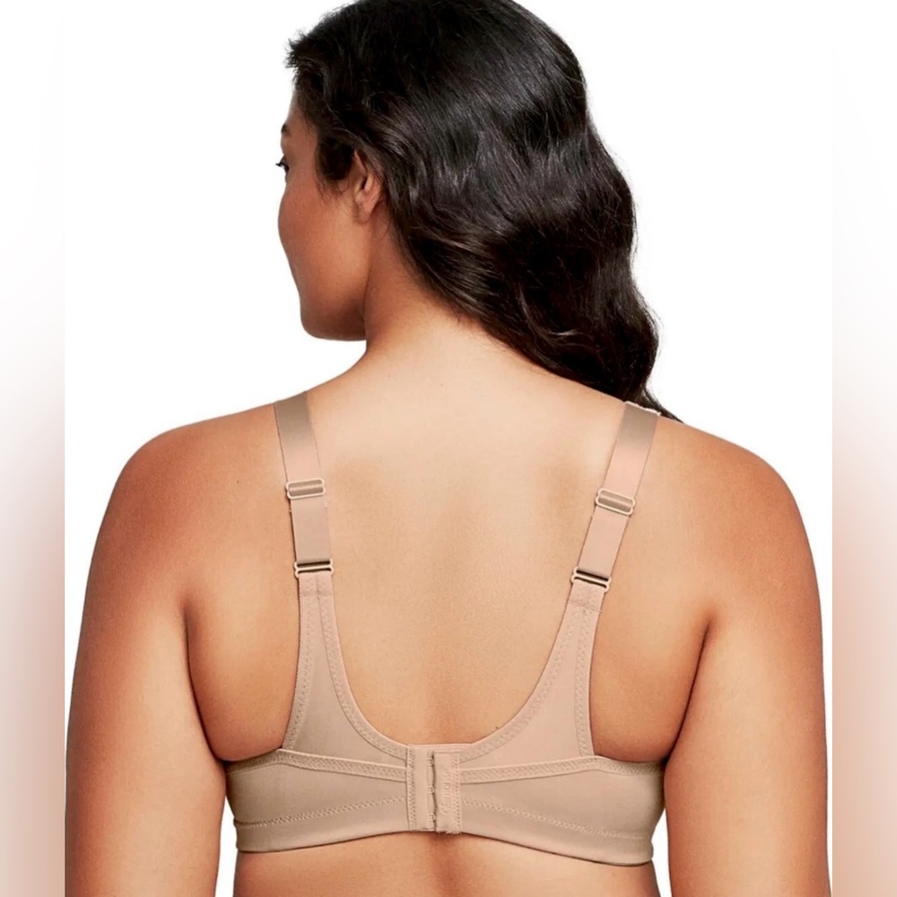 Glamorise 36C Nude No Bounce Sports Bra! NEW! - Picture 3 of 16